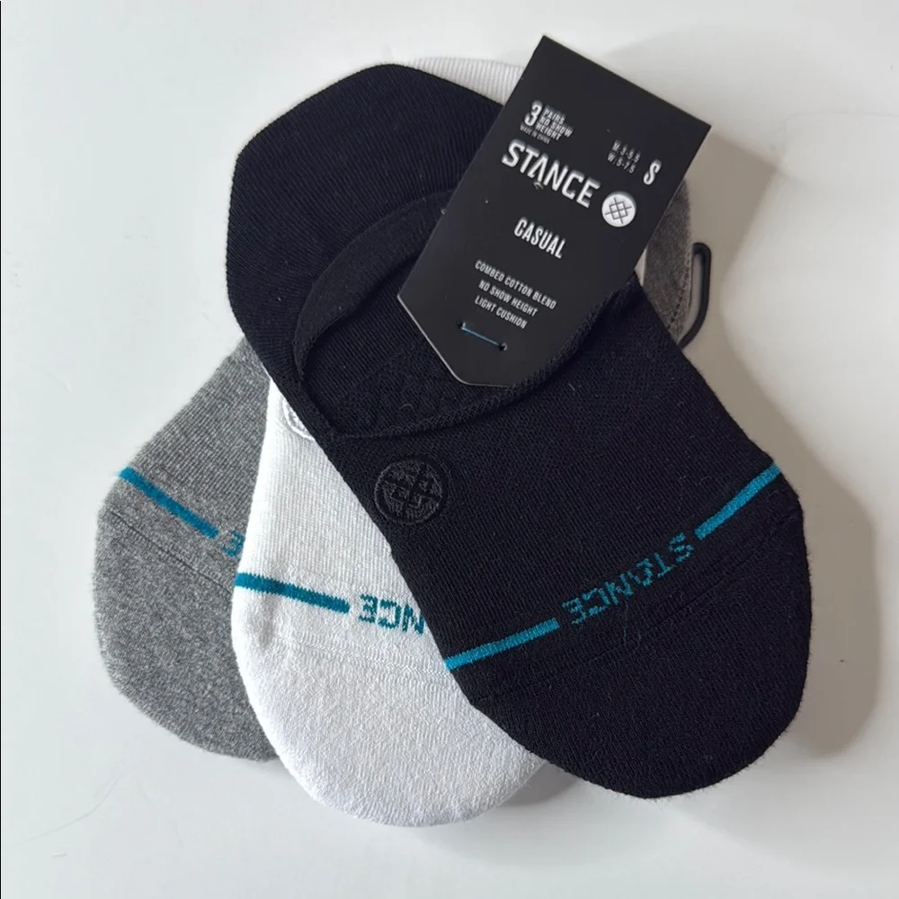 Stance 3pk Icon No Show Socks Multi Small